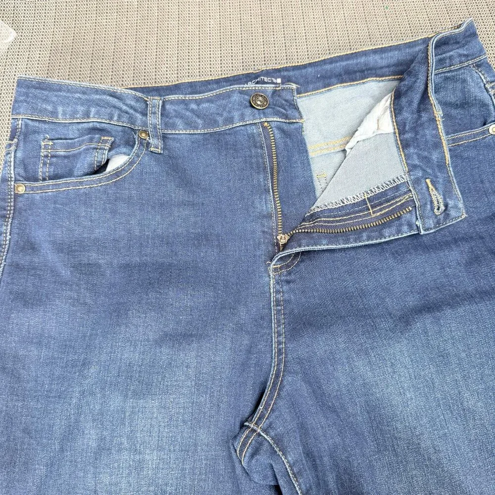 Architect Womens Size 12 Straight Leg Blue Jeans Cotton Blend - Picture 4 of 9